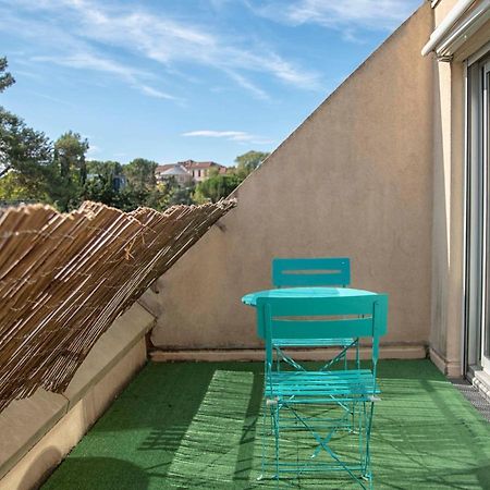 Studio Terrasse Montpellier - Parking Prive - Proche Ligne 1 ภายนอก รูปภาพ